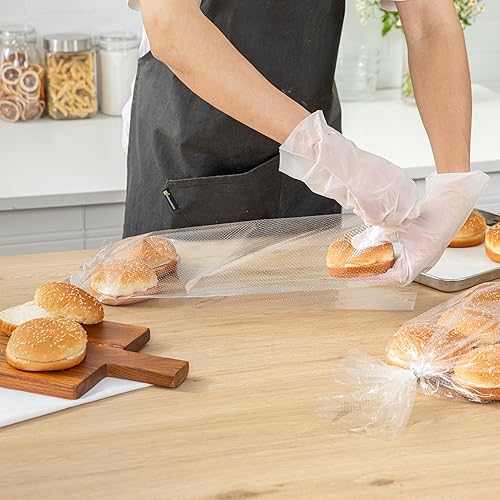 Miniatura 5 de Restaurantware Bag Tek - Bolsas de pan de 11 x 20 pulgadas, 250 con dispensador de wicket, bolsas de pan para pan, micro perforadas, seguras para