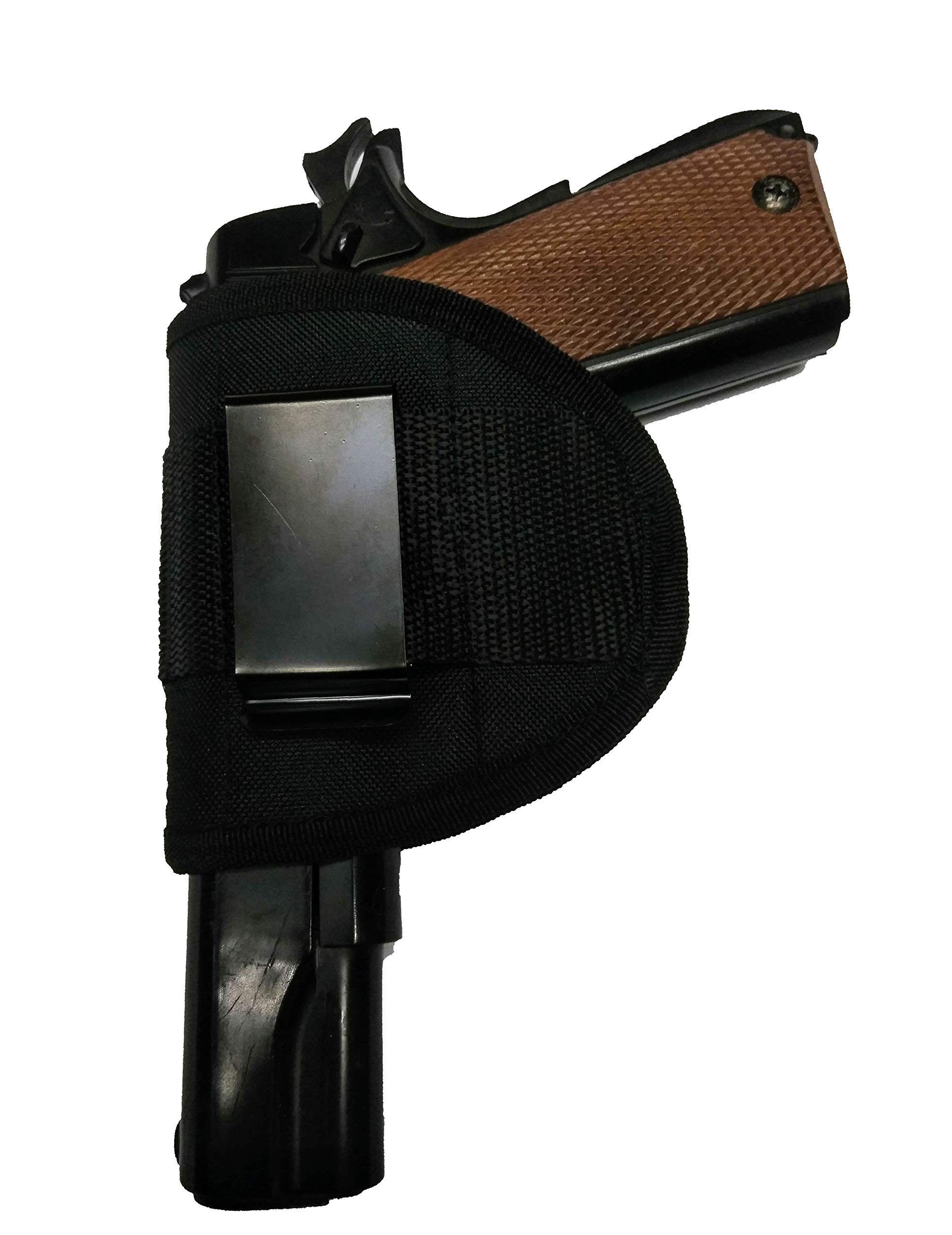 PRO TACTICAL Nylon Gun Holster IWB Concealment Holster in The Pants Holster FITS COLT 1911 and Most Full Size Automatic and Some Revolvers