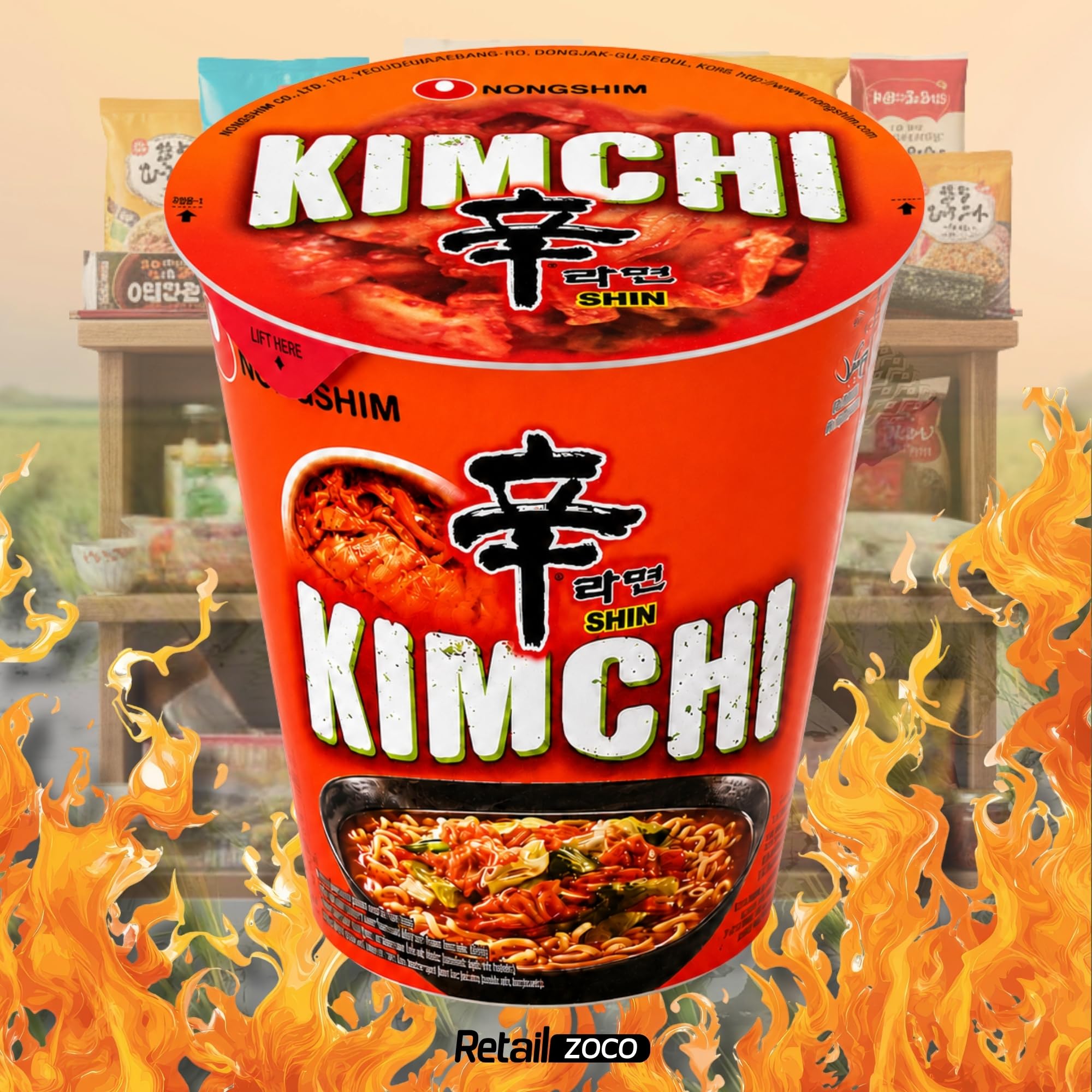 Ramen Picante Nong shin, Fideos Instantáneos Nong Shim Shin Ramyun, Instant Noodle Ramen Corea, Original Coreano, Agrega agua caliente y déjalo reposar durante 3 ó 4 minutos, 3 unidades de 75 g - imagen 6