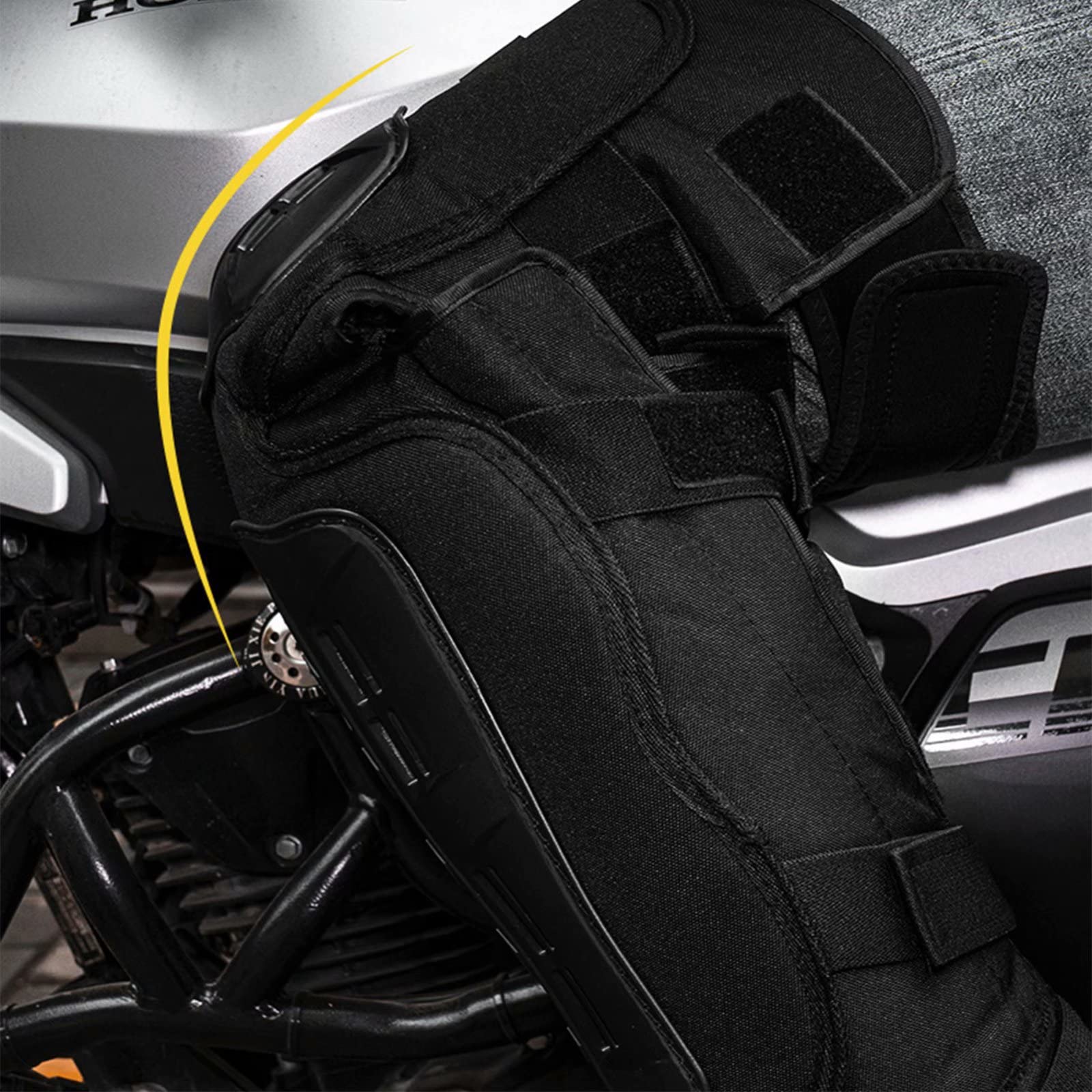 Protezione invernale for ginocchia, gamba lunga, ginocchiera for ciclismo, 1 paio,Ginocchiere da moto