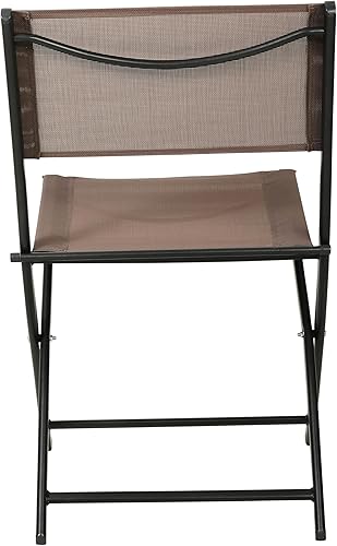 Miniatura 6 de Flash Furniture Brazos - Sillas plegables comerciales para interiores y exteriores, respaldosasientos Flex Comfort, marcos de metal, diseño plegable