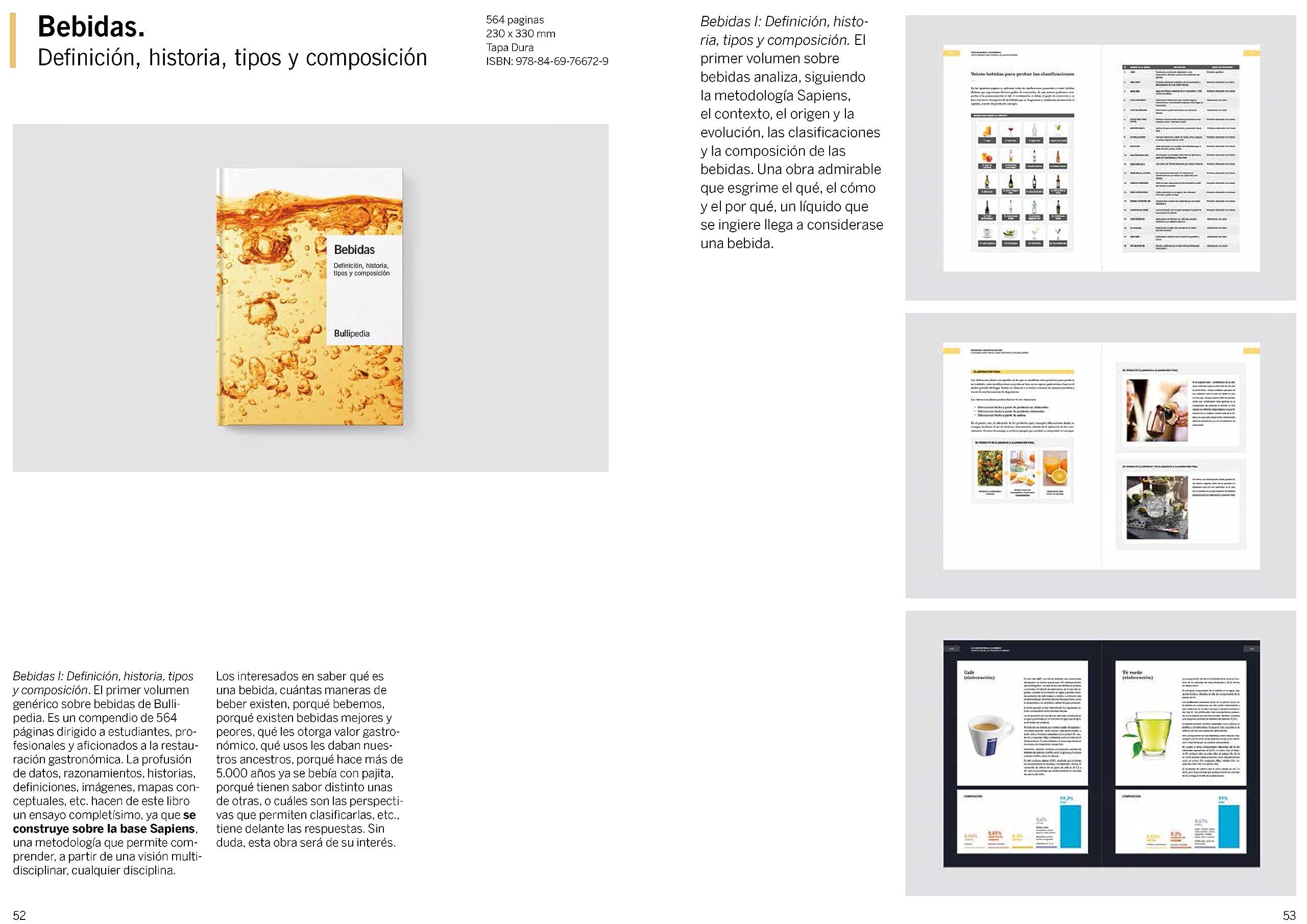 Bebidas. Volumen I Definición, historia, tipos y composición (Bullipedia)