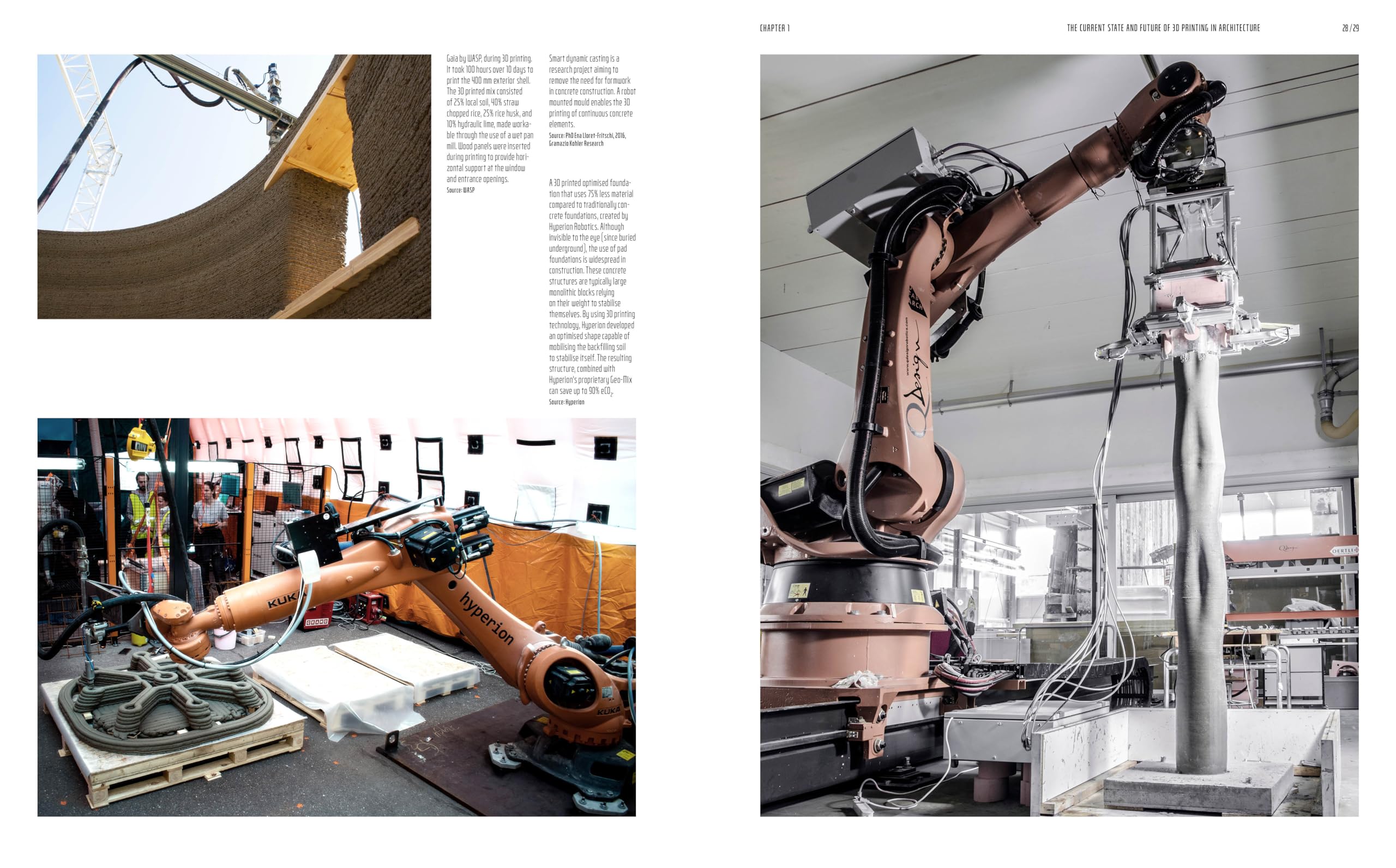 3D Printing and Material Extrusion in Architecture: Construction and Design Manual (Handbuch und Planungshilfe/Construction and Design Manual)