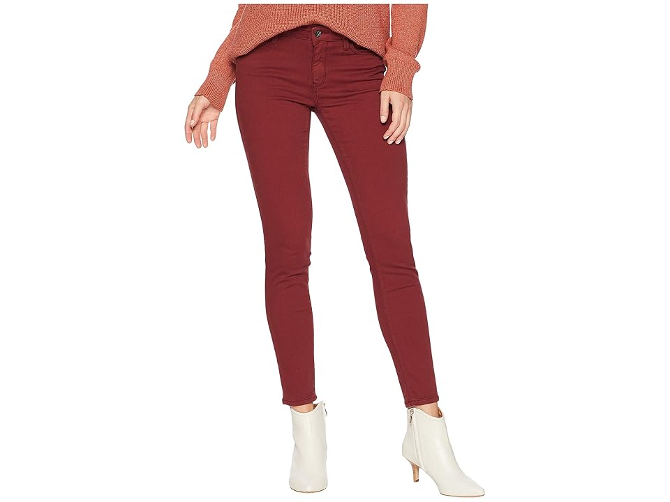 

Mavi Jeans Adriana Ankle Mid-Rise Skinny in Spiced Apple Twill (Spiced Apple Twill) Women's Jeans, Red