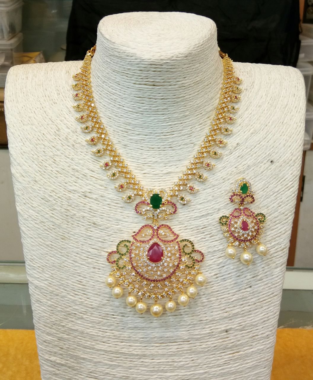 Buy Gold Gold Plated Gold Plated Fashion Jewellery Set at Amazon.in