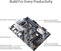 Vista 4 de ASUS Prime B550-PLUS AMD AM4 Zen 3 Ryzen 5000 y 3ª generación Ryzen ATX placa base