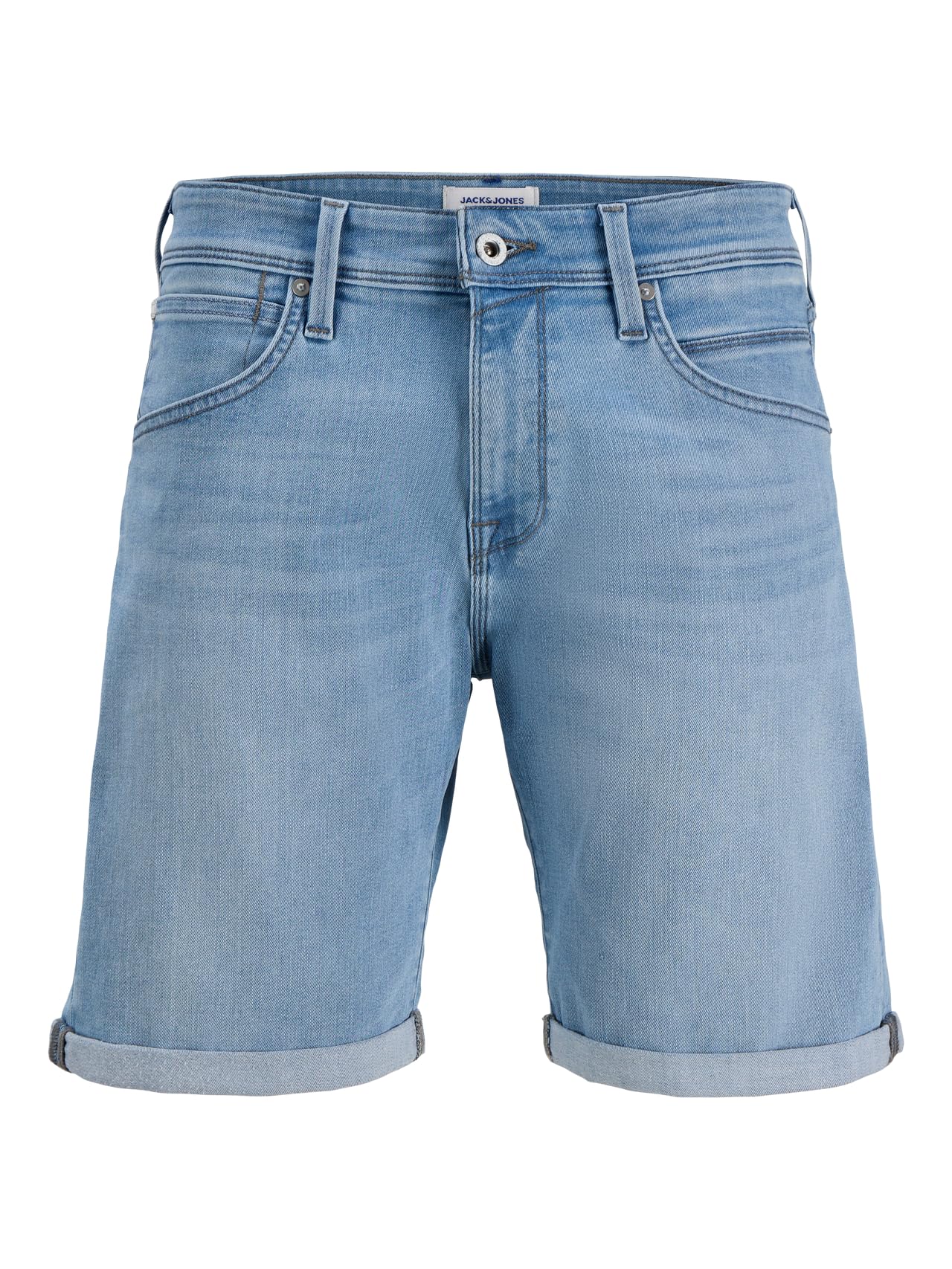 JACK & JONES Men's Shorts, Blue Denim/Pack:am 314, XXL