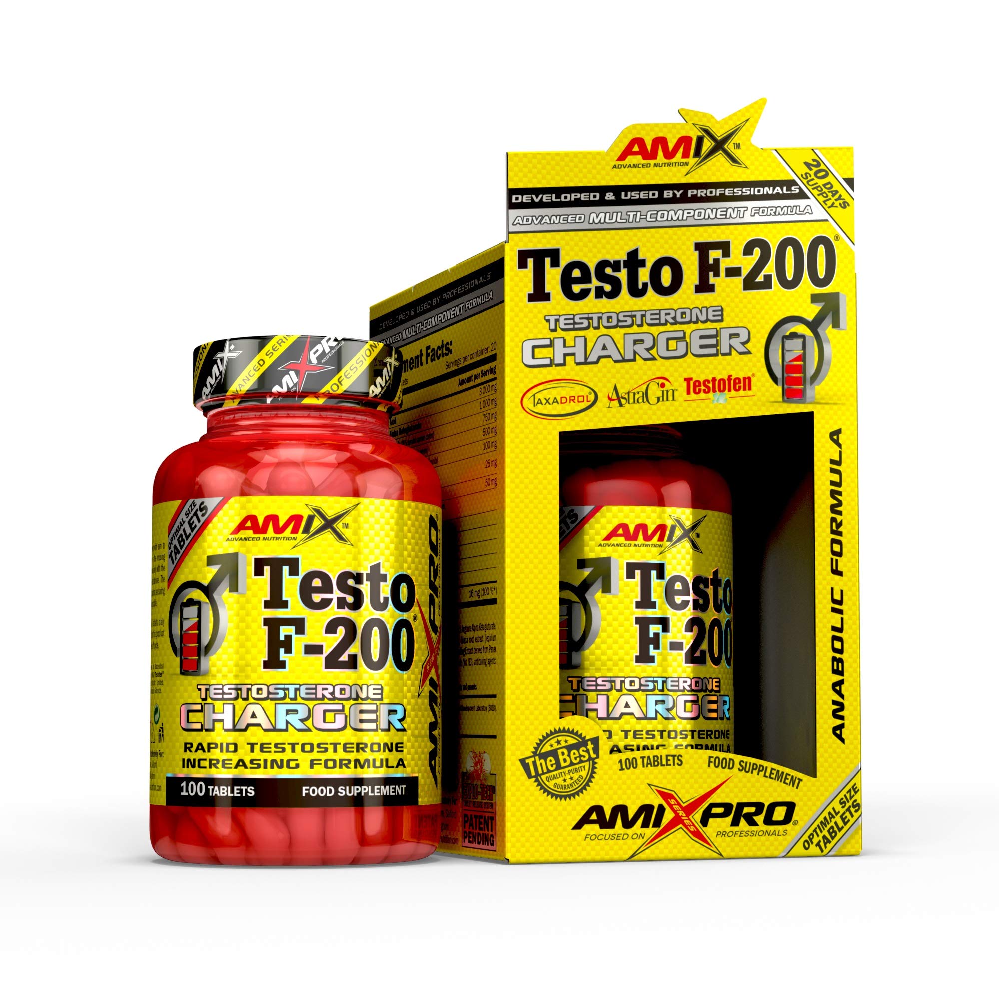 Testo F-200-100 Tabletas - Suplemento Alimenticio para Aumentar Testosterona