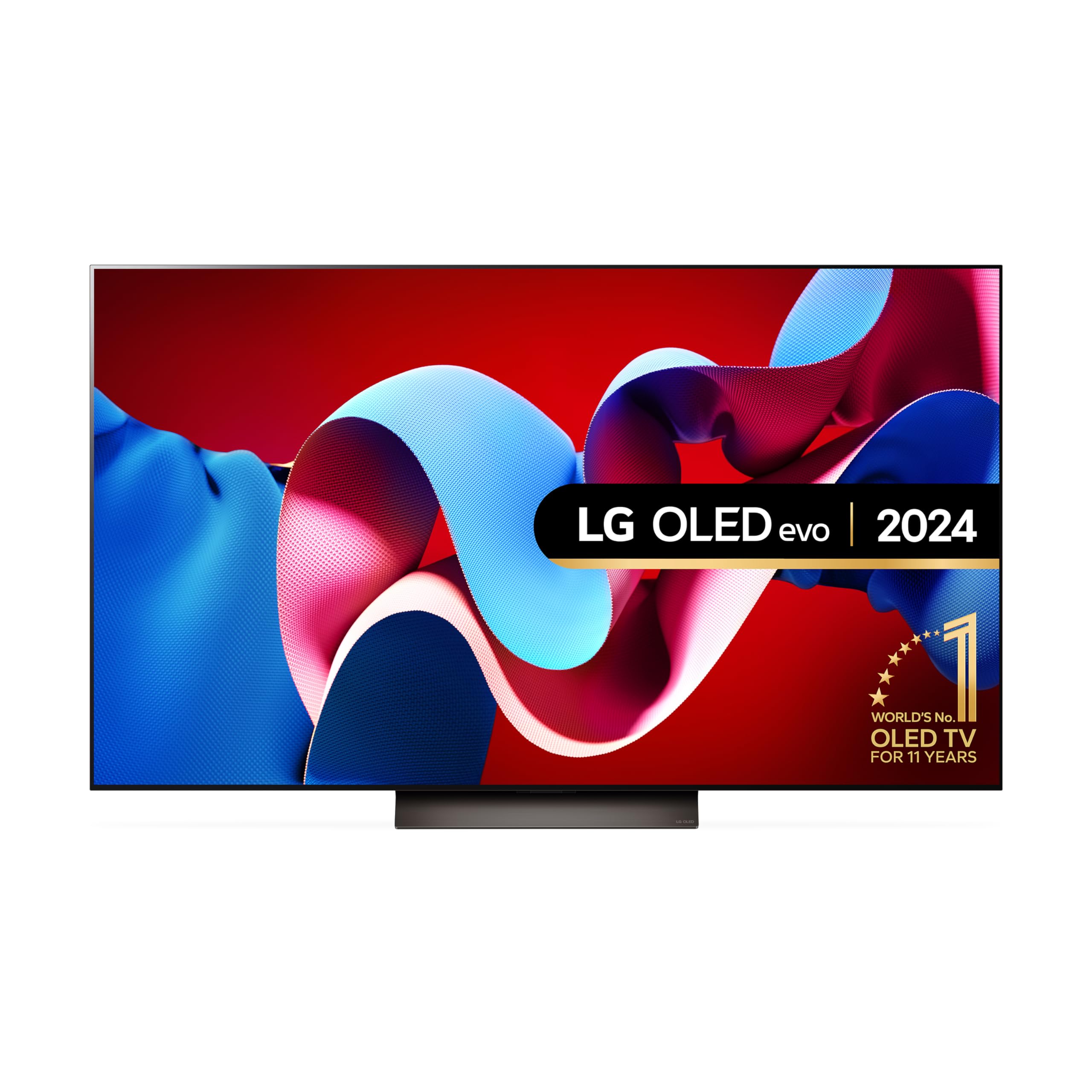 LG OLED55C45LA 55-Inch OLEDevo 4K UHD Smart TV, (α9 AI Processor Gen7, Dolby Atmos, Freeview Play and Amazon Alexa, 120Hz), Umber Brown [Model 2024] 55' 2024 Model TV Only