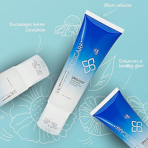 Miniatura 2 de Serious Skincare Crema corporal anticelulítica Cryo-Cinq Cold Sculpting Body Cream – Reafirmante de la piel, apriete para estrías, piernas, brazos,
