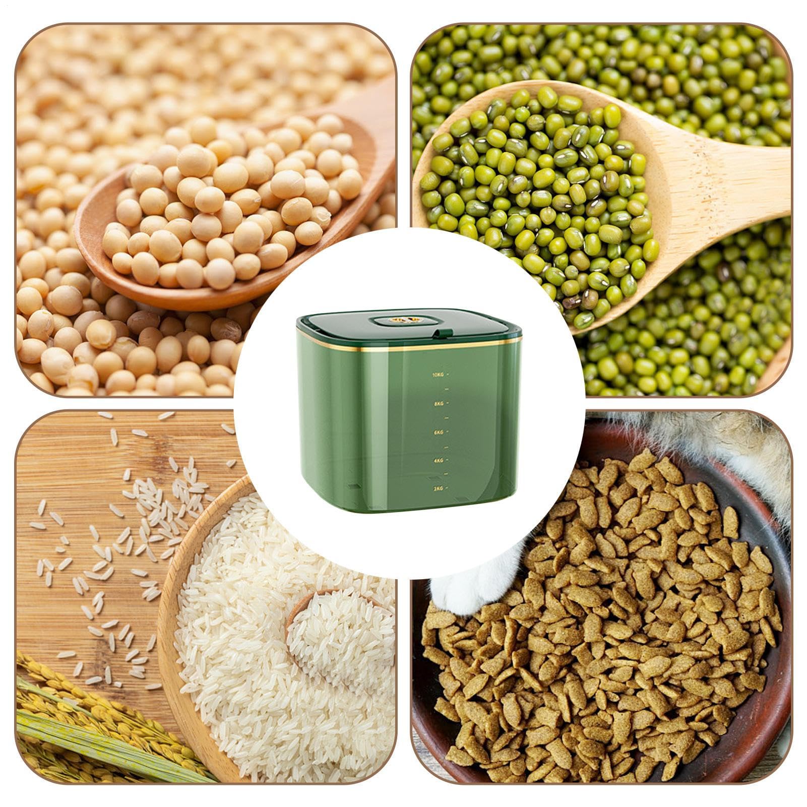 Recipiente de almacenamiento de alimentos secos, hermético, soporte de