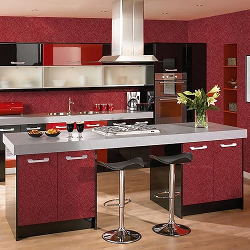 Miniatura 29 de Abyssaly - Papel tapiz amarillo para despegar y pegar, extraíble, para dormitorio de niñas, autoadhesivo, textura de seda en relieve, papel adhesivo