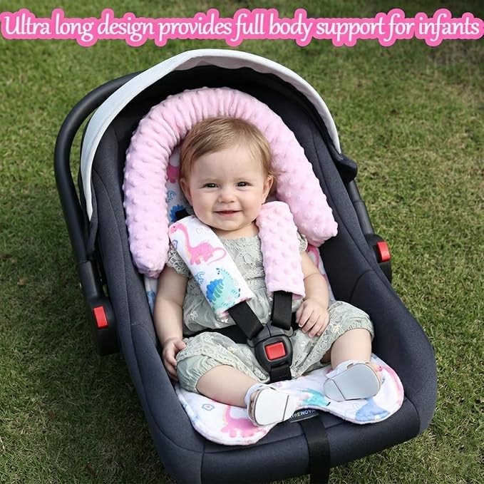 Soporte y Funda para Cabeza de Bebé para Asiento de Auto miniatura 6