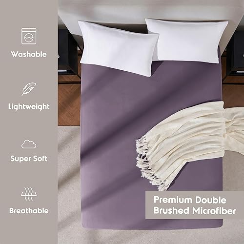 Miniatura 3 de Nestl Bedding - Sábanas bajeras con bolsillo profundo de 53 cm