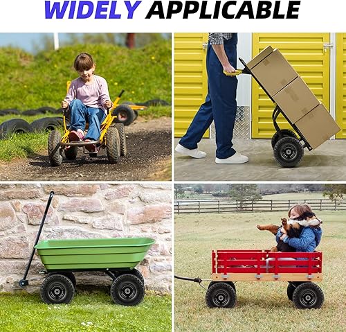 Miniatura 6 de Neumáticos planos de 10 pulgadas, paquete de 4, nunca vuelvas a tener un plano