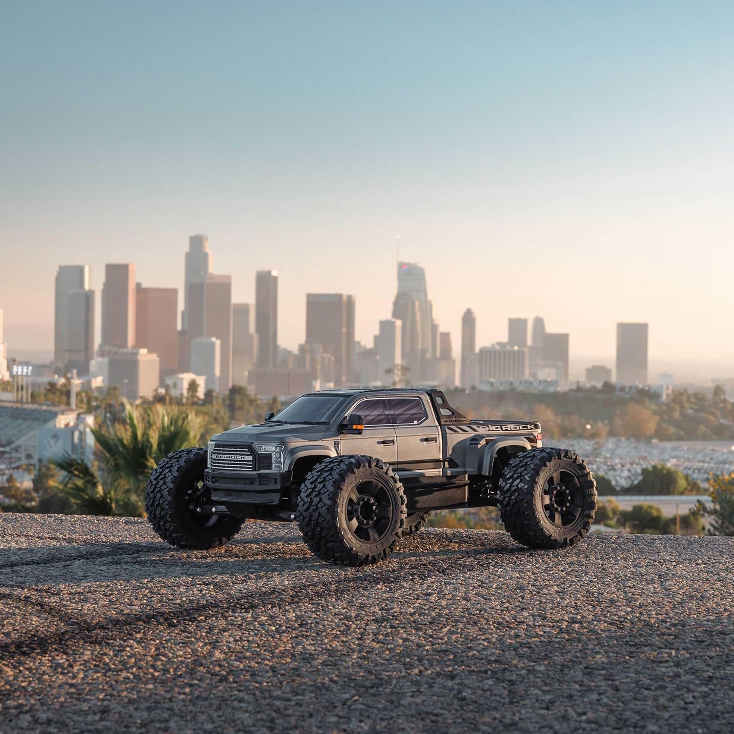 ARRMA RC Truck Big Rock 6S 4WD BLX 1/7 Monster Truck RTR(Battery and Charger Not Included) Gunmetal, ARA7612T1