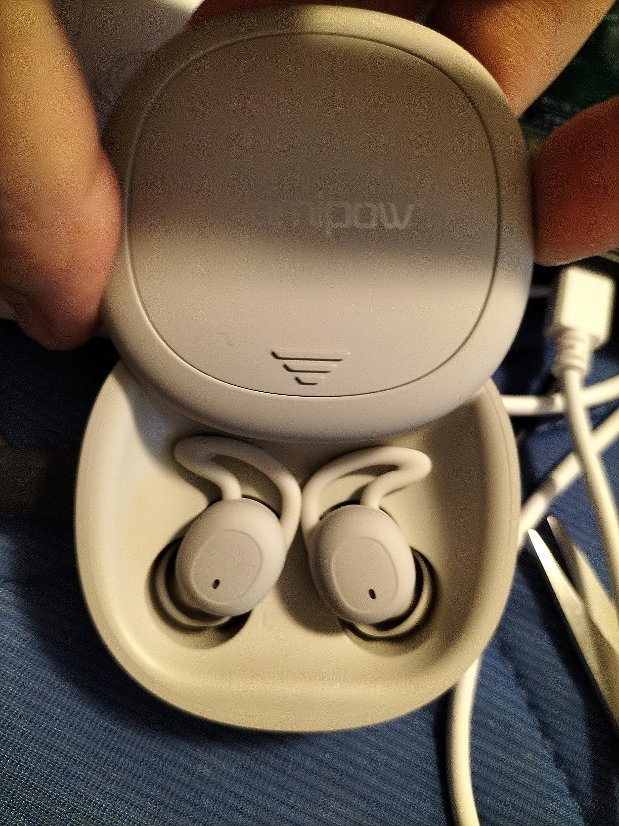 Amazon.co.jp Damipow ワイヤレス 寝ホン 睡眠用イヤホン 高遮音性 痛くない Bluetooth 寝ながら ワイヤレス