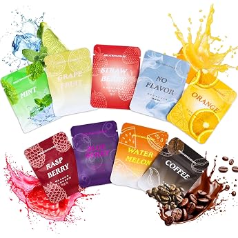 Set of 27 Smoking Ceasing Aids - Nicotine-Free Taste Filters with Multiple Mixed Flavors General Filter Sticks for Simulating Smoking Feeling Stress Reduction & Breathing Training