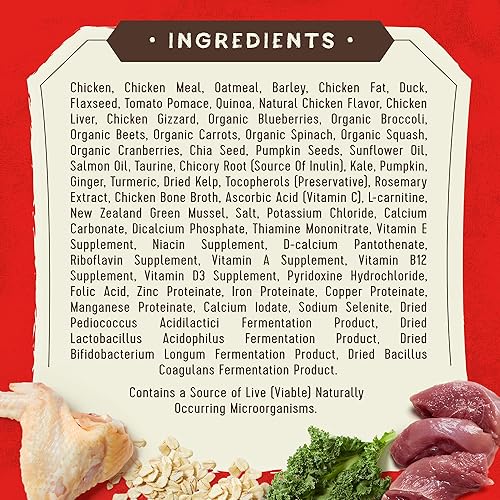 Miniatura 8 de Stella & Chewy's SuperBlends Receta de pollo y pato sin jaula con granos saludables recubiertos crudos con superalimentos, bolsa de 21 libras