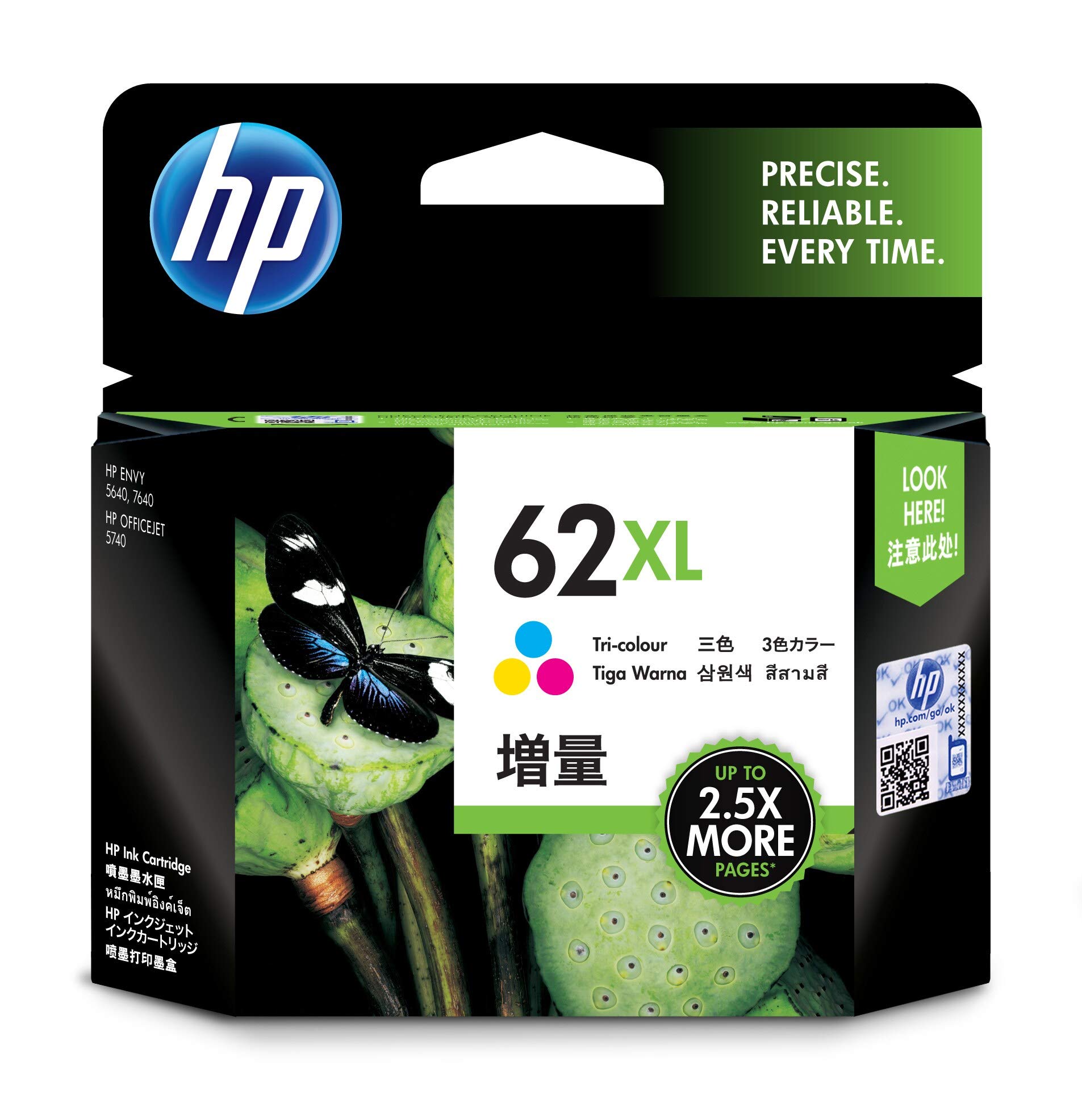 Amazon.co.jp: HP 62XL 3色インクカートリッジ。 : パソコン・周辺機器