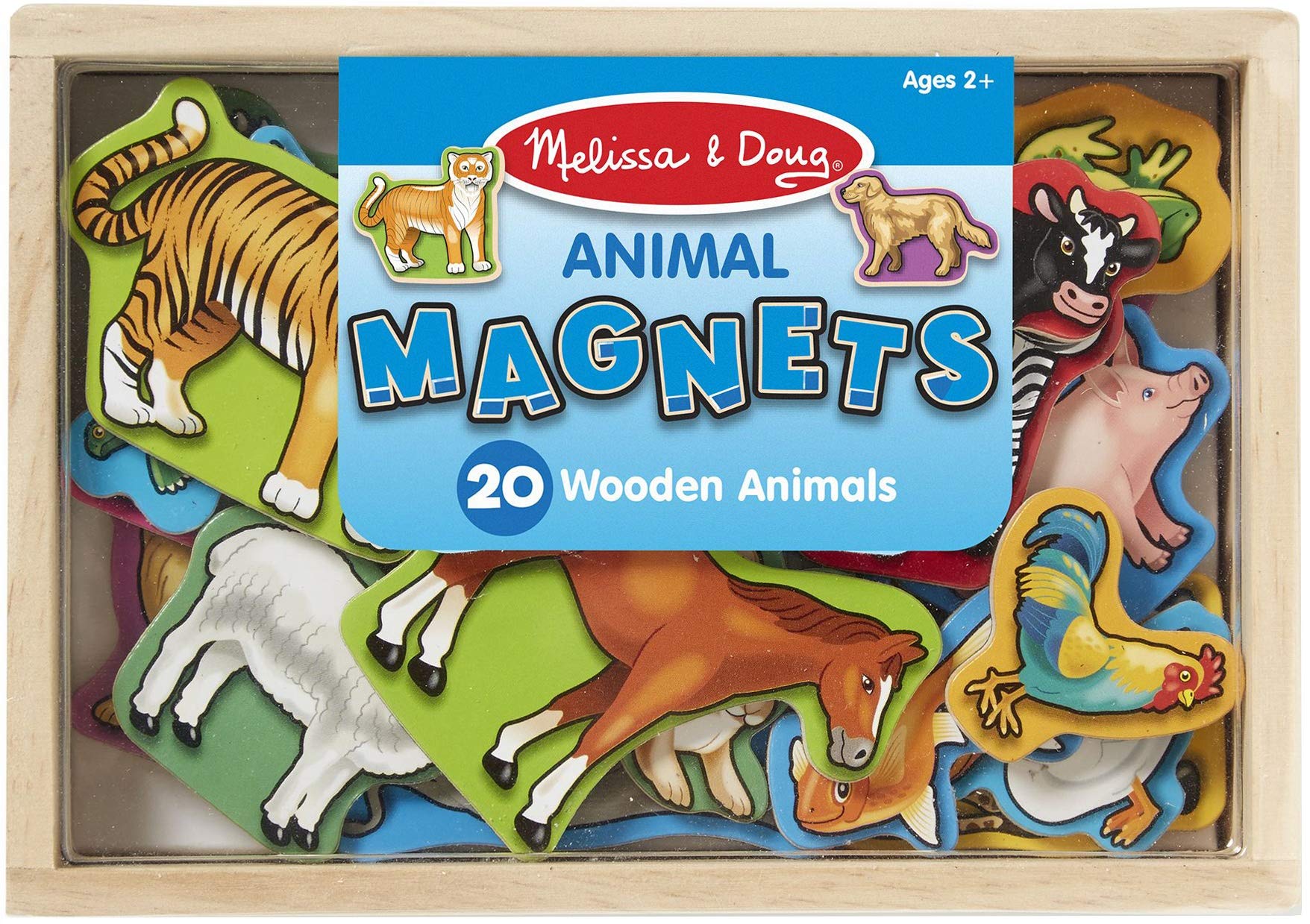 Melissa & Doug Magnetic Animals in A Box, Multicolor