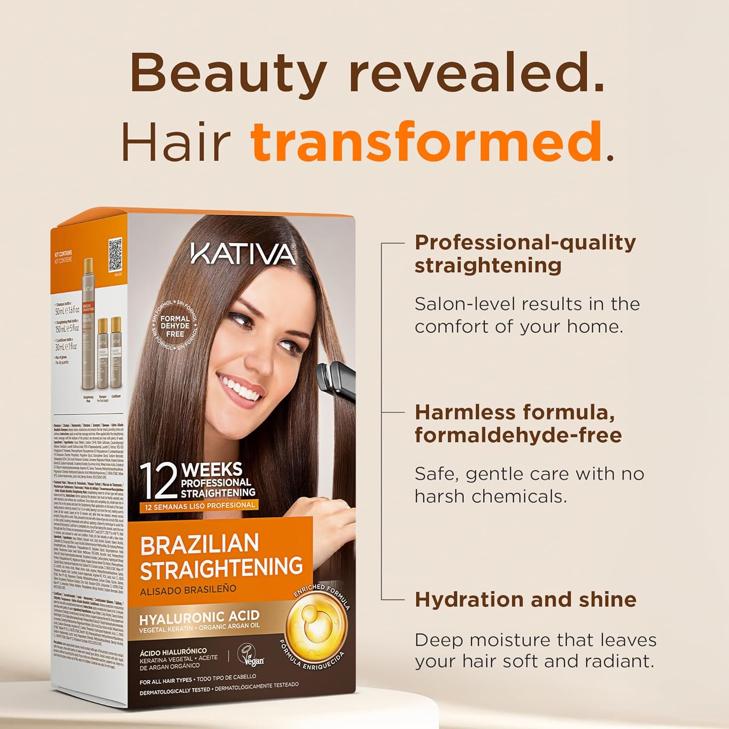 Kativa Brazilian Straightening Kit Professional Zambia Ubuy