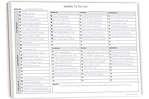 Weekly To Do List Notepad: The Ultimate Productivity Tool for Your Desk!