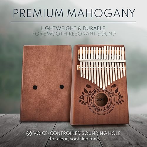 Miniatura 2 de Kalimba - piano de pulgar, 17 notas