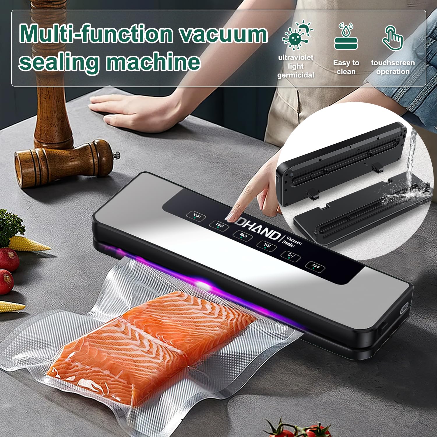 Food Vacuum Sealer Machine Vakumar VH1506 Vacuum Sealer Machine