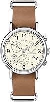 Vista 15 de NFL Weekender Chrono - Correa de piel de cuarzo para hombre (1.575 in)