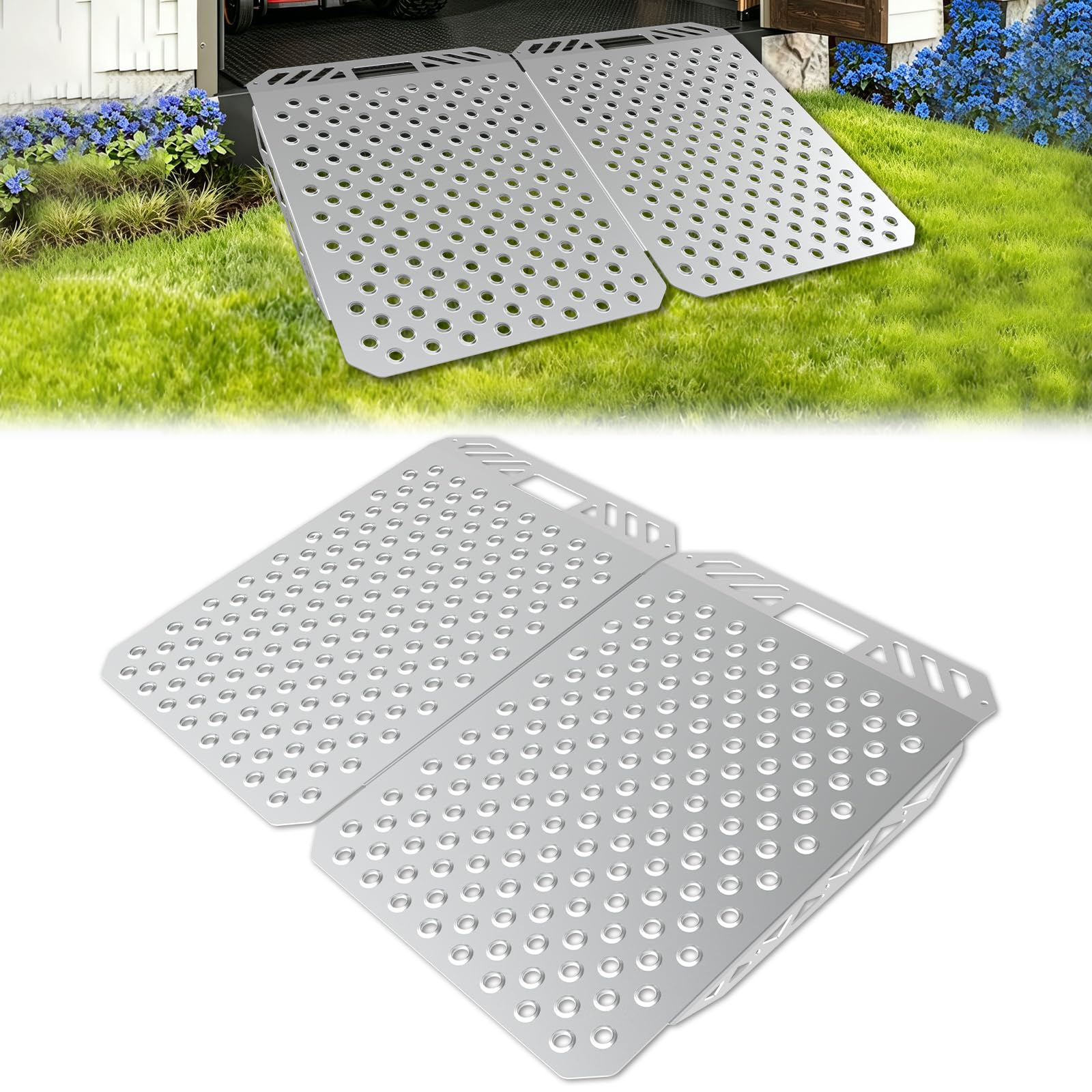 Heavy-Duty Shed Ramps for Lawnmowers -9