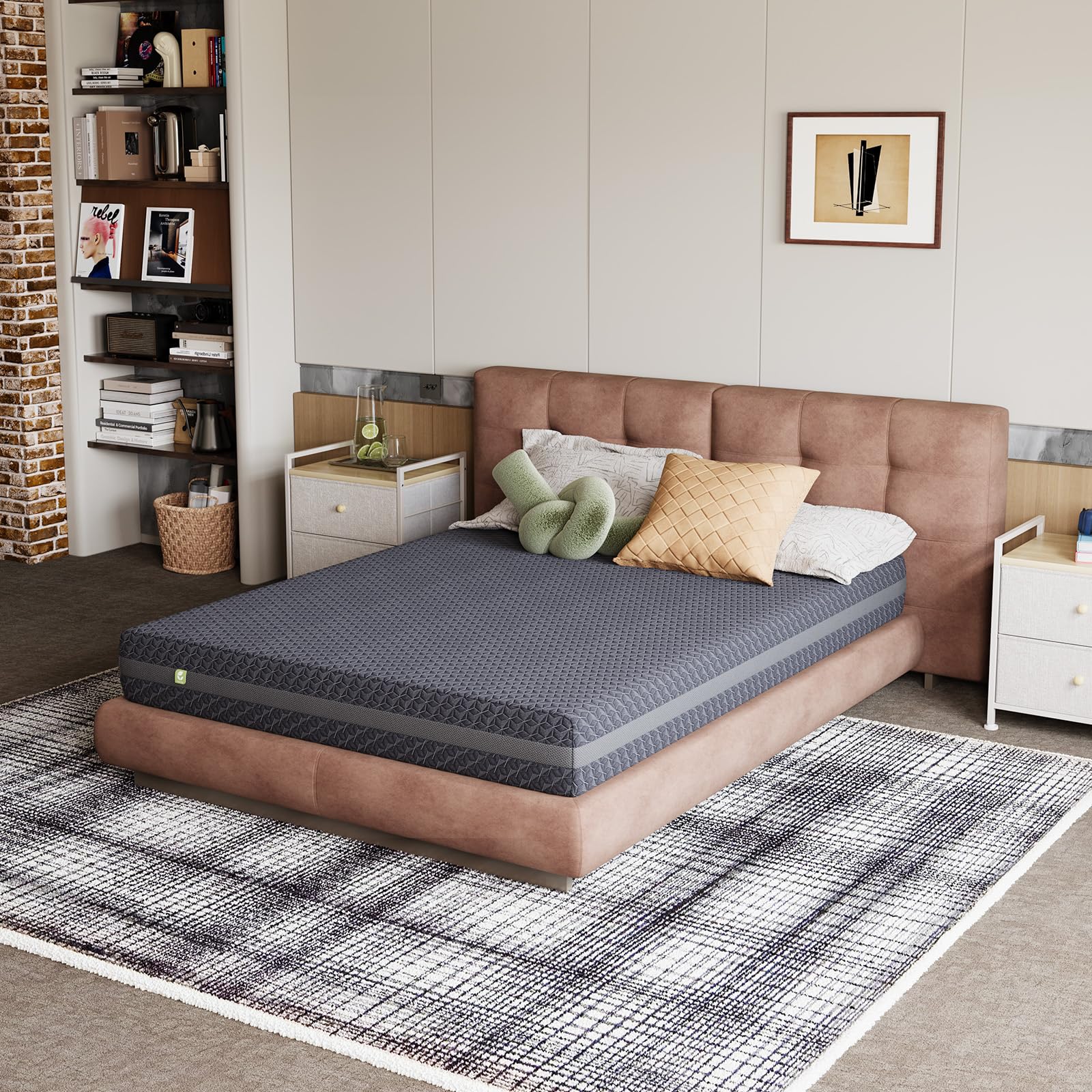 Amazon.com: Novilla Queen Mattress 6 Inch, Mattress Queen Size Gel