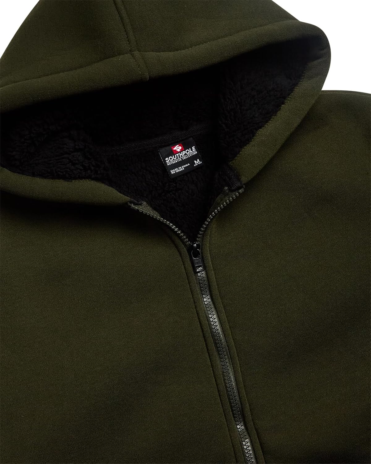 Southpole Active Boys Zip Up Hoodie - Athletic Soft Full Zip Up Sherpa Fleece Boys Hoodie Sweatshirt with Pockets (8-20) - Image 4