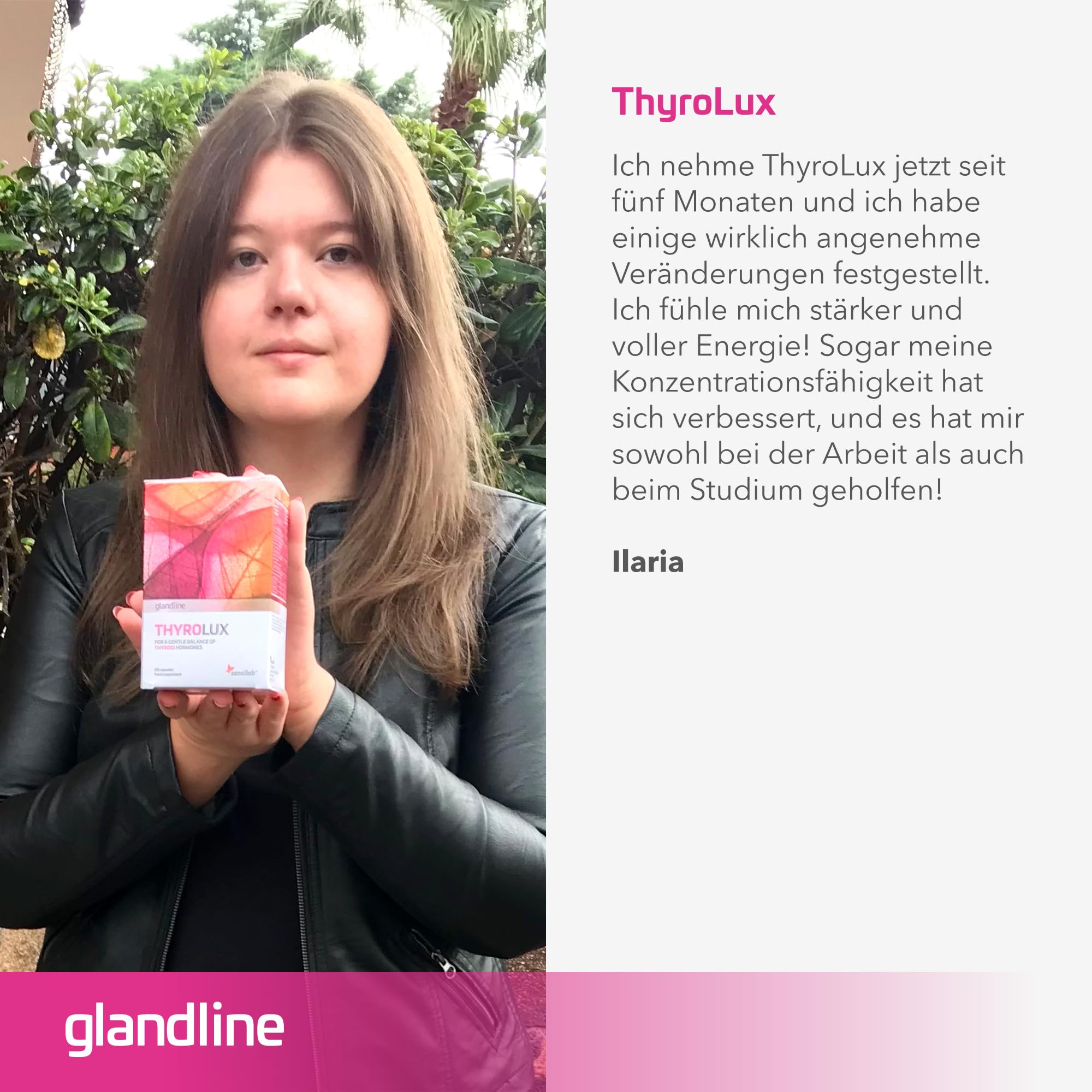 Schilddrüse – Jod Tabletten – L Tyrosin, Zink, Jod, Selen, Magnesium, Königsbasilikum, Schisandra, Mangan – 120 Optimal Dosierte Kapseln – Thyrolux von Sensilab