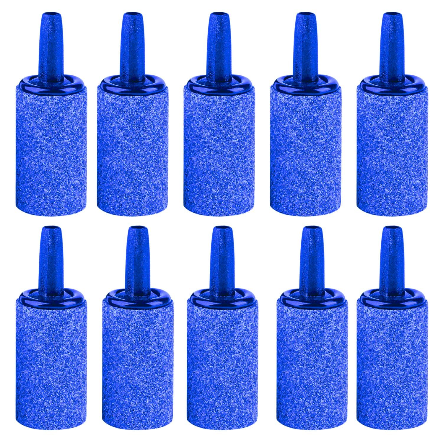 VAYINATO® (Pack of 10) 1 Inch Cylinder Shaped Fish Tank Aquarium Oxygen Aerator Air Stone | Blue Colour by Petzlifeworld (B0CKC32W7B) Amazon Price History, Amazon Price Tracker
