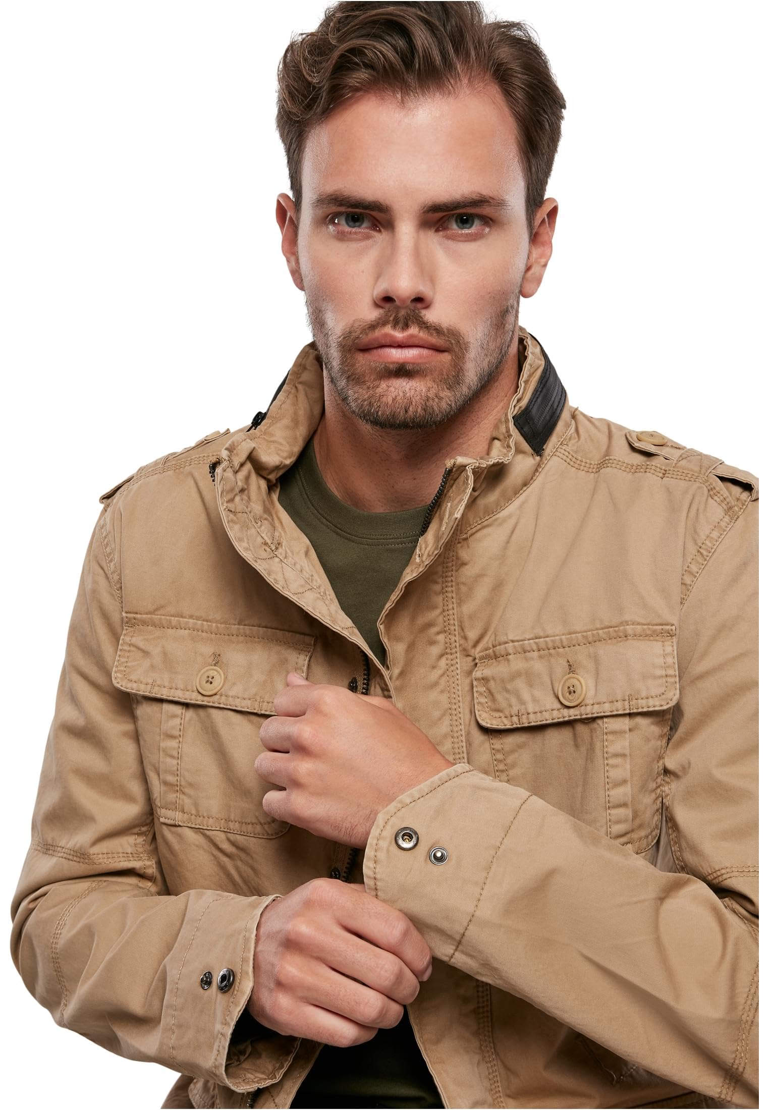 Brandit Britannia Winter Jacket Hombre Chaqueta de Invierno Camuflaje oscuro