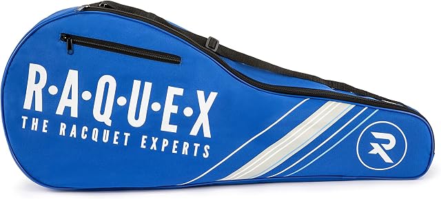 Raquex Tennis Racket Bag - for Tennis, Squash & Badminton Racquets. Cover for 2 Racquets + Accessories. Includes Shoulder Strap