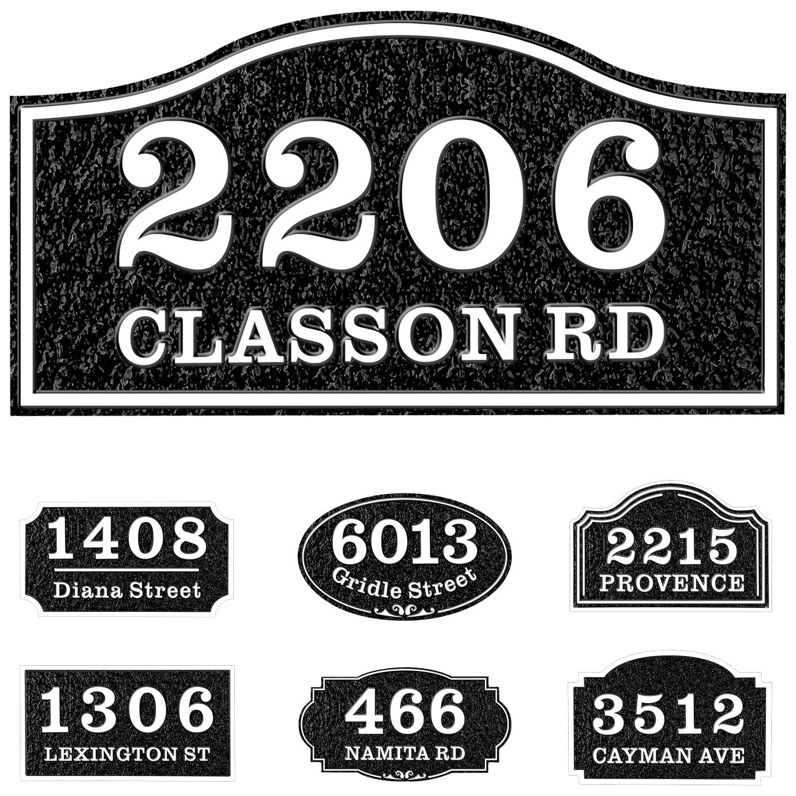 Personalized Cast House Address Plaque Custom House