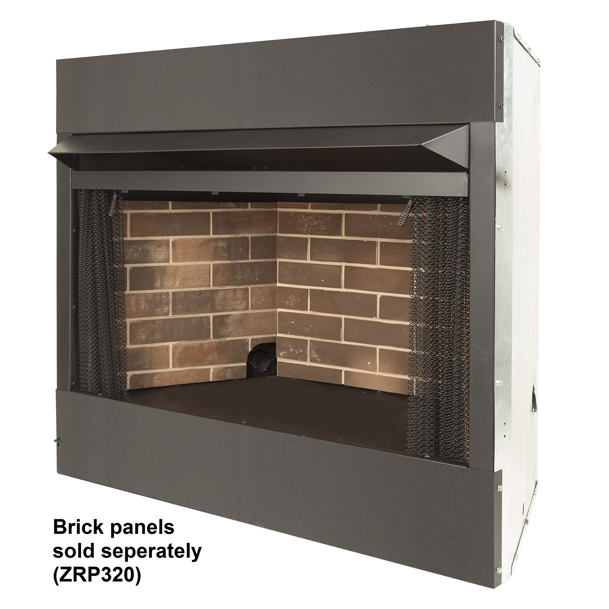 Matte Black Fireplace Pleasant Hearth 32 Inch Vent Free Firebox