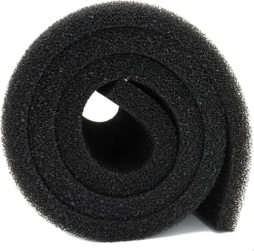 Vista 15 de ALEGI Material de espuma para acuario cortado para ajustar, 36 x 12 x 1 pulgadas/72 x 12 x 1 pulgada, hoja de esponja bio prefiltro para pecera