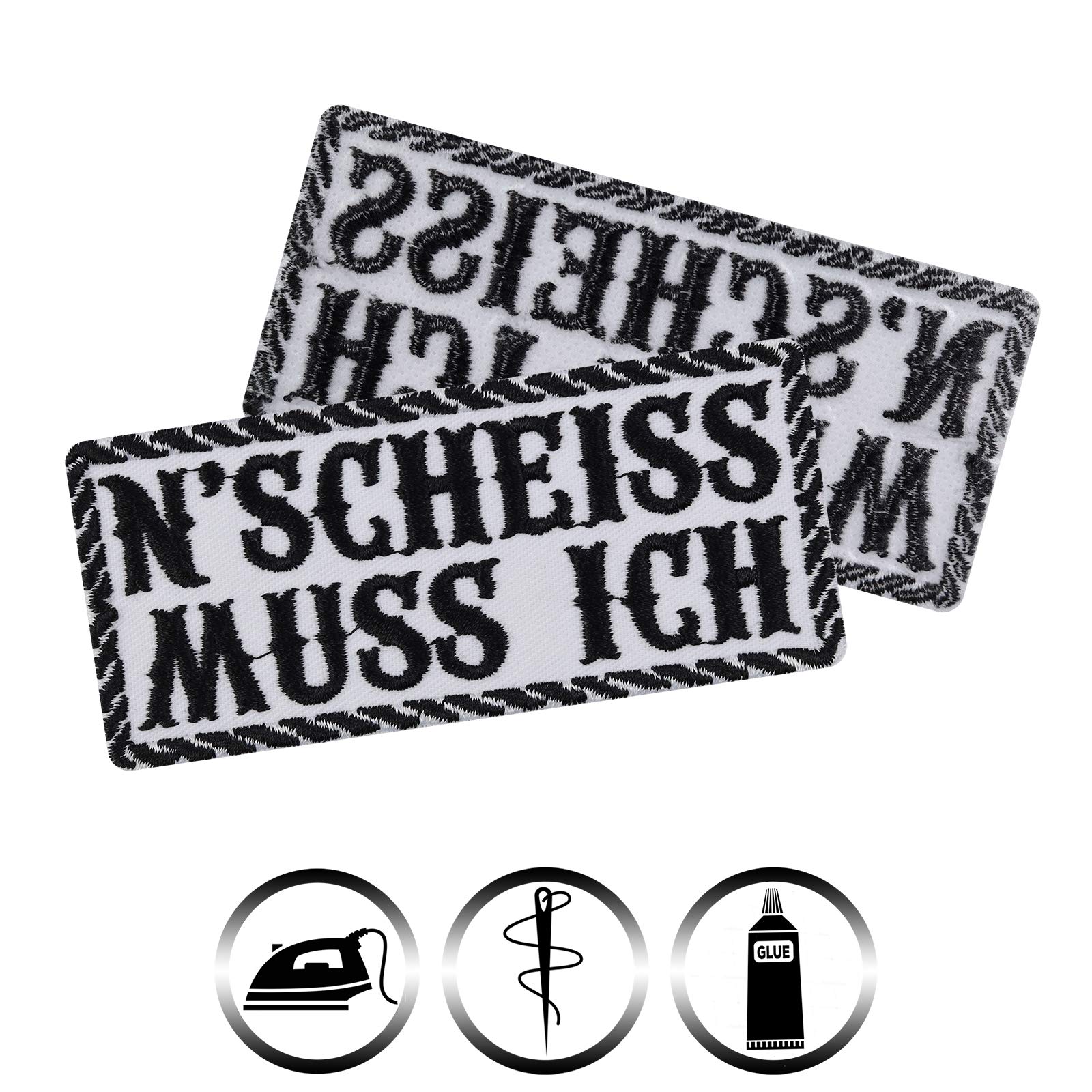 Toppa termoadesiva German Biker per motociclisti, da stirare, bandiera tedesca, accessori per motociclisti per jeans, stivali, valigetta per moto, 90 x 90 mm