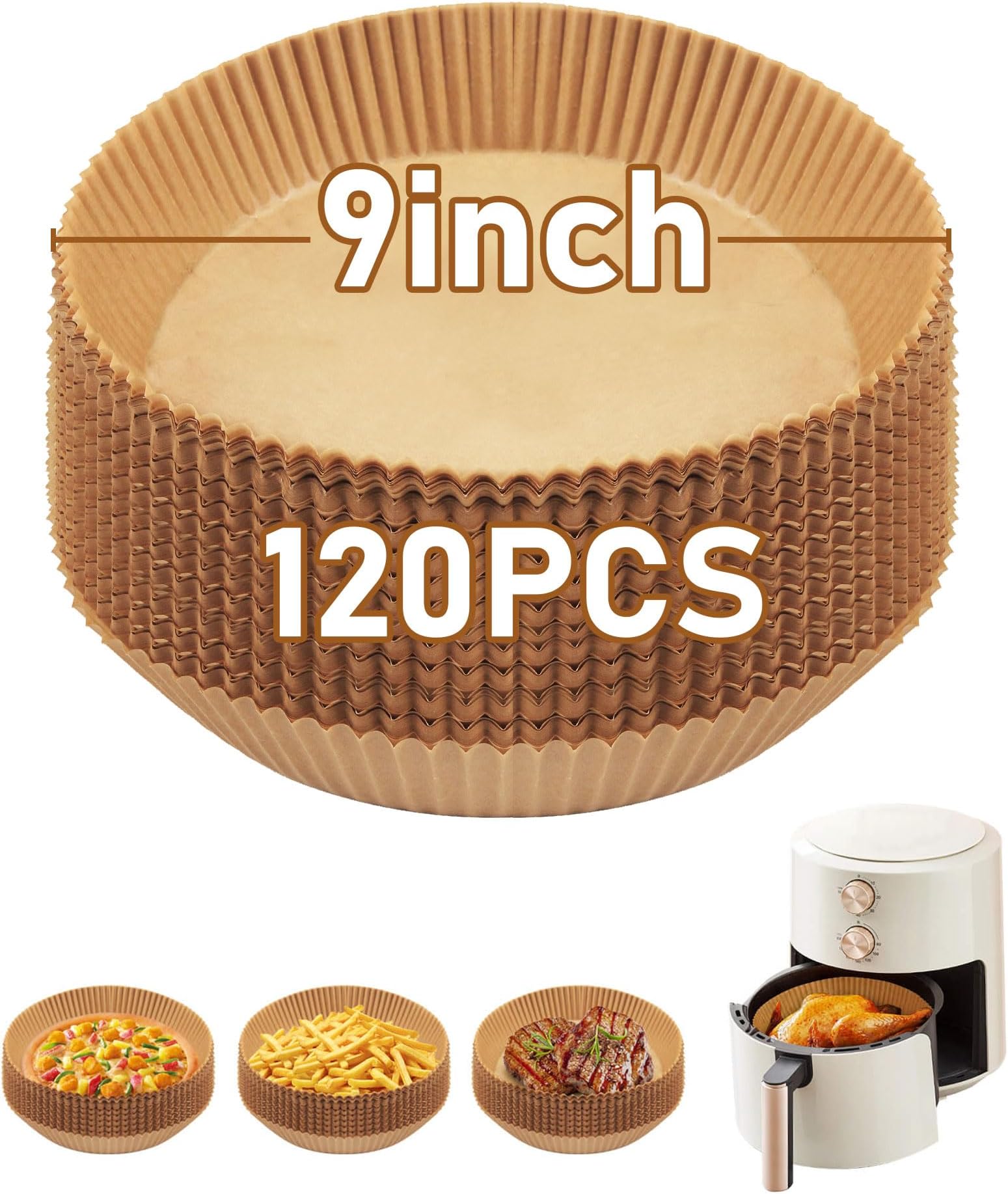 Amazon.com: Chefman Disposable Air Fryer Liners Heat-Resistant ...