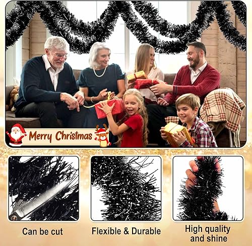 Miniatura 3 de Guirnalda de flecos de papel de aluminio de 50 pies para colgar en la pared, telón de fondo de oropel para desfiles, flotadores de desfile, Acción