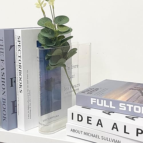 Miniatura 4 de Florero para flores, jarrones transparentes, jarrones acrílicos para flores, florero único, bonito jarrón para decoración de estantería, decoración