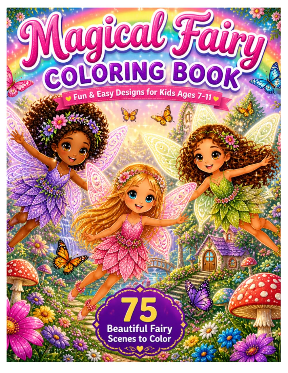 Magical Fairy Colouring book