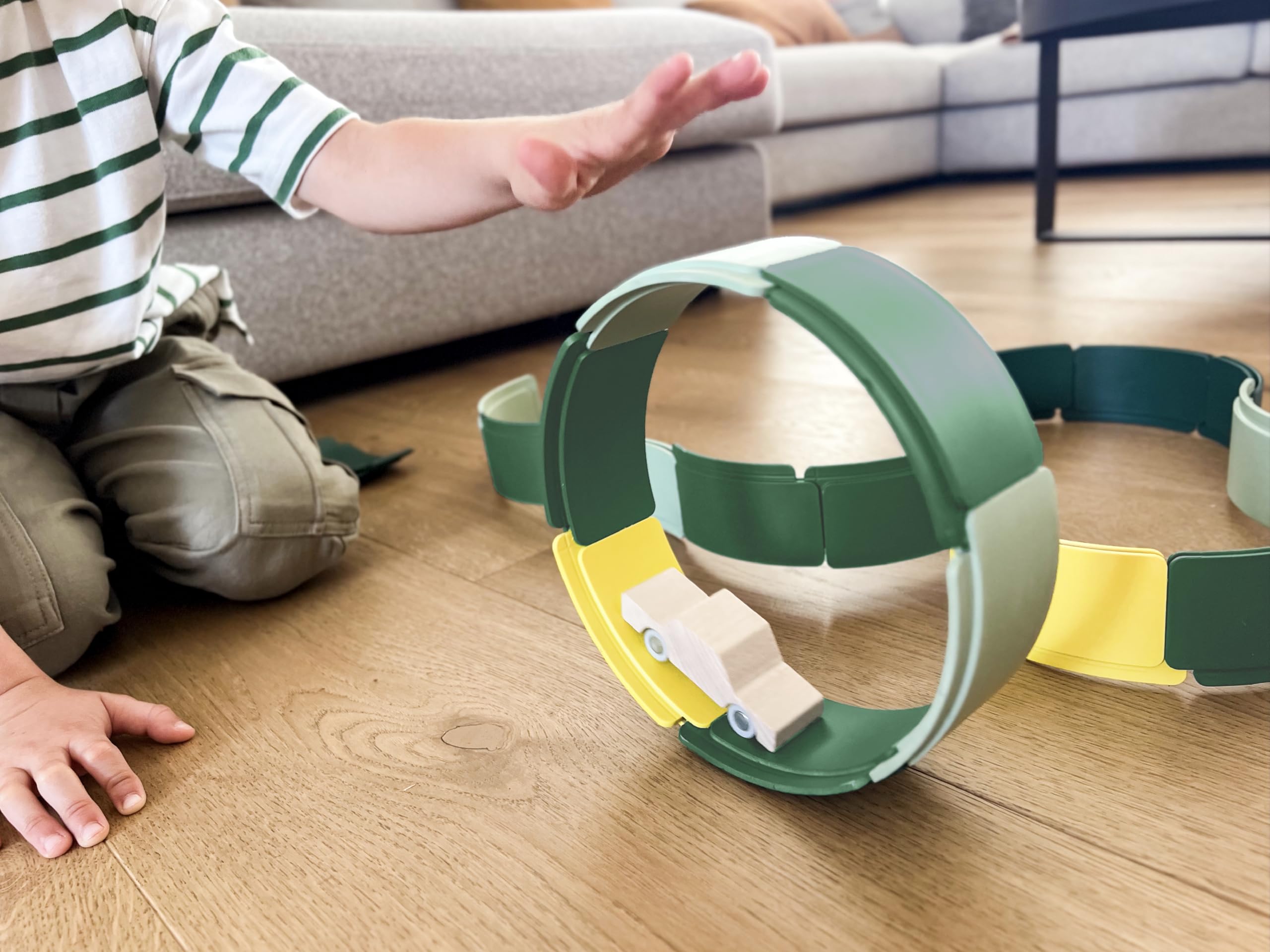 waytoplay Arches - Creator Set 36 pezzi di giocattoli - 100% Riciclato Modular Building Toy - Made in Europe - Creative Open Play for Kids 3+