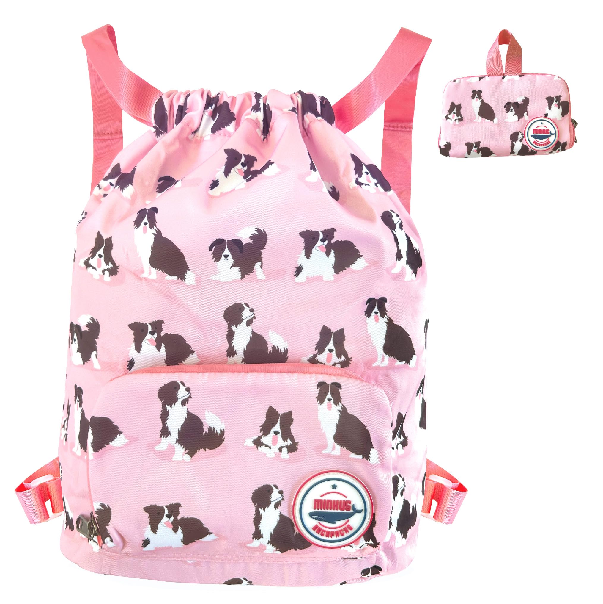 Drawstring Backpack for Kids – Foldable, Waterproof & Lightweight Kids Swim Bag | Travel, Gym, Beach Bag for Boys & Girls