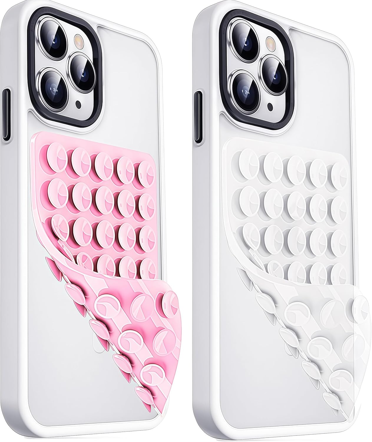 Anteel 2 Pack Double Sided Silicone Suction Cup Phone...