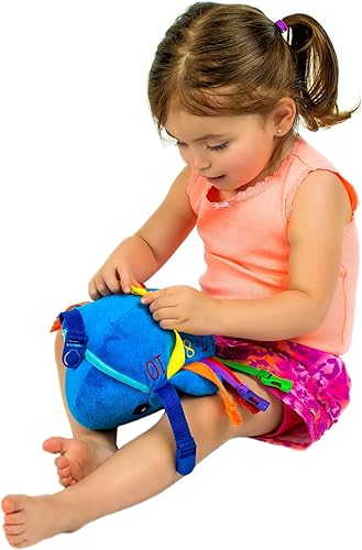 Miniatura 8 de Buckle Toys - Paquete Blu Whale y Mini Buster Square Buddies - Juguetes educativos de aprendizaje - Desarrollan habilidades motoras y resolución de