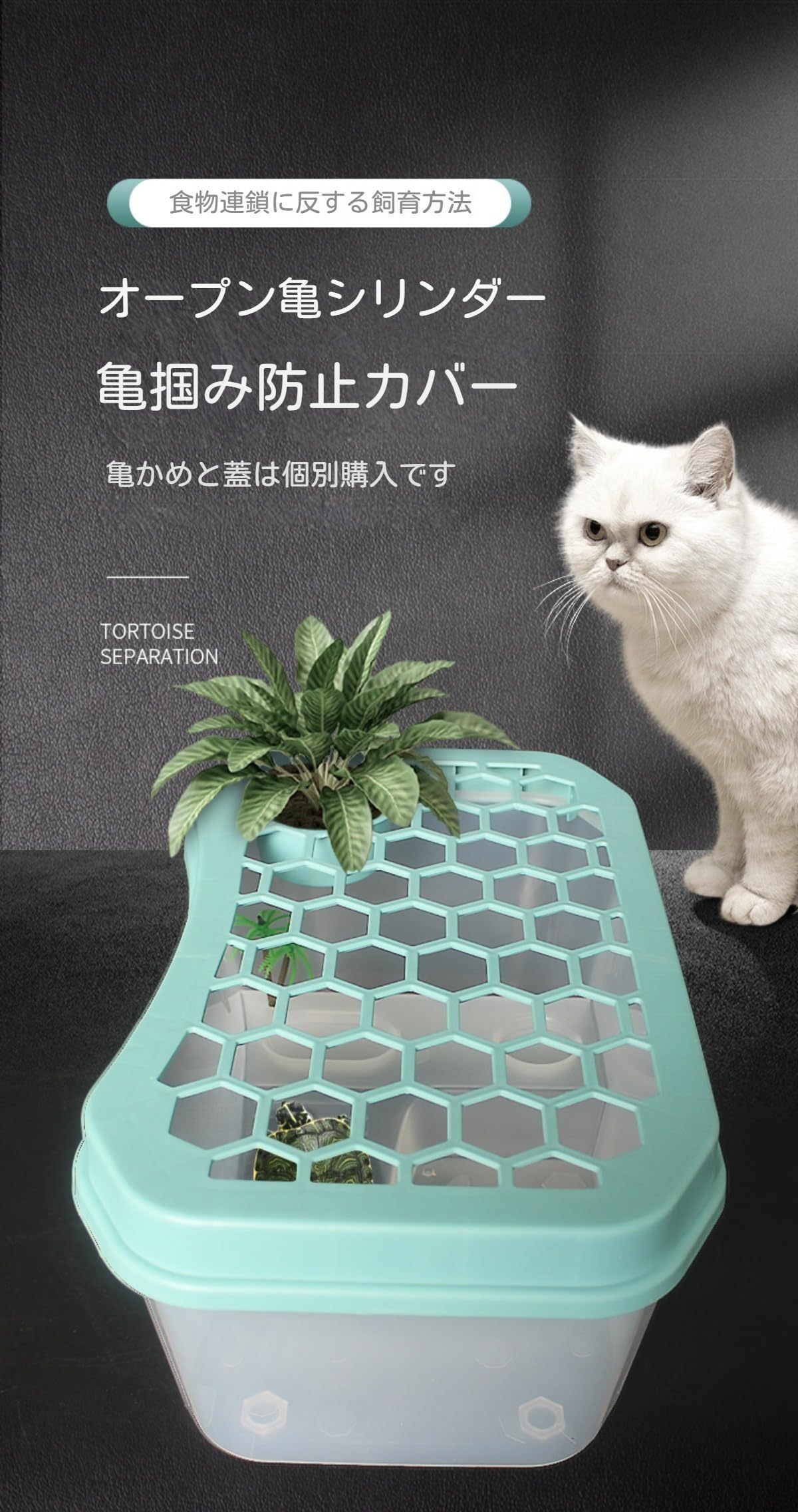 Amazon | カメ用水槽 大きい カメ 水槽 亀の水槽 40CM 60CM 73CM亀